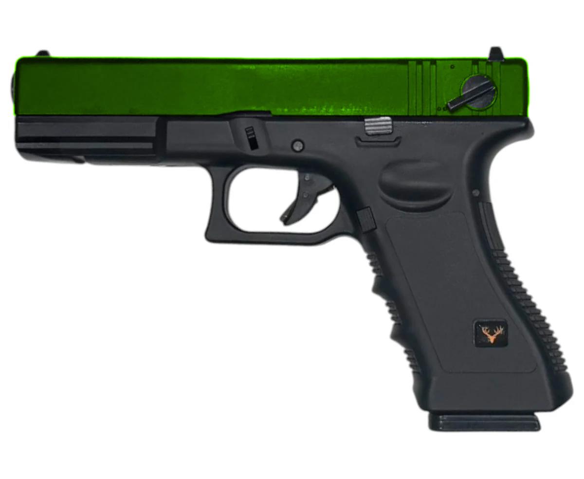 Huntsman Tactical H18c Full Auto GBB Pistol Green Case