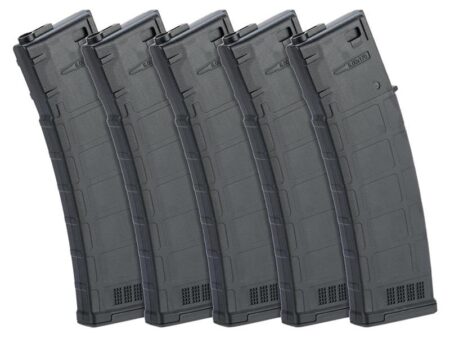 Ares M4 AMAG AEG Magazine (5pcs Box Set - 170 Rounds - Black - MAG-B-024-BK)