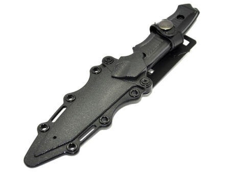 Rubber Knife with Hard Holster (Black)