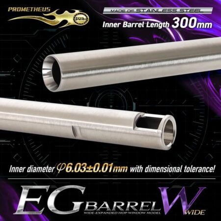 Laylax Stainless Steel Inner Barrel for AEG Type W (6.03mm - 300mm)