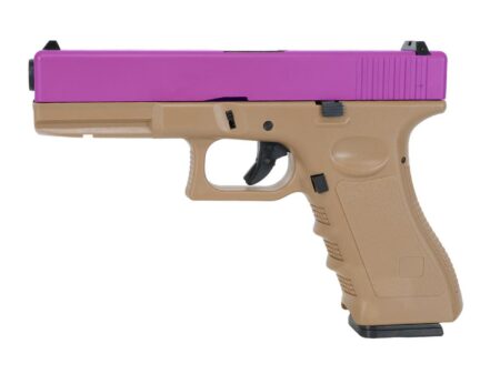 Huntsman Tactical H17 Gas Blowback Pistol Purple Case