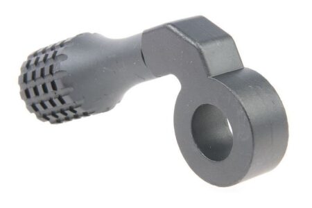 ARES Amoeba Striker Low-Profile Zinc Alloy CNC Cocking Handle (Type D) - Matte Gray (GS-CH-21)