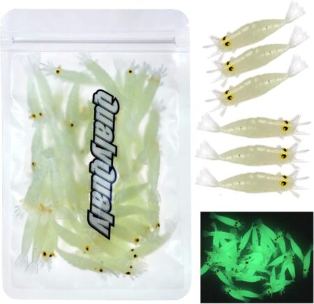 Glow in the dark soft shrimp