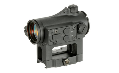 JJ Airsoft ZV-1 Collimator Sight High Low Mount Black