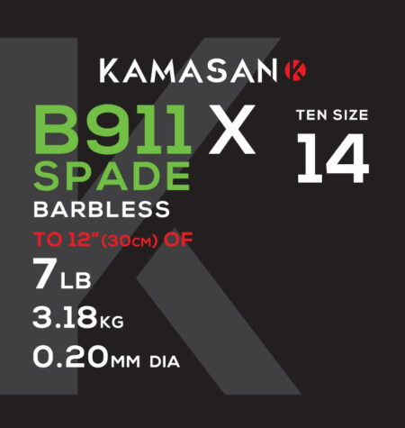 Kamasan B911 Ex HTN with Bands Size 18 (5lb-0.16mm)