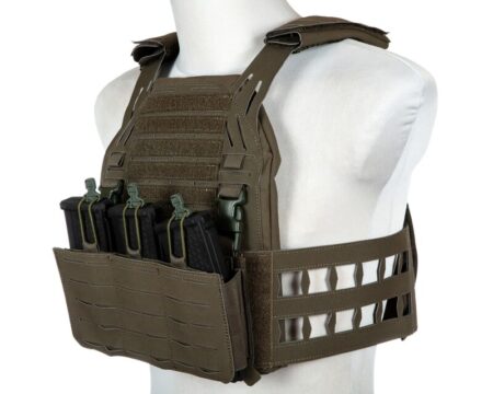 Laser-Cut Plate Carrier Stegadon Olive Green by Primal Gear
