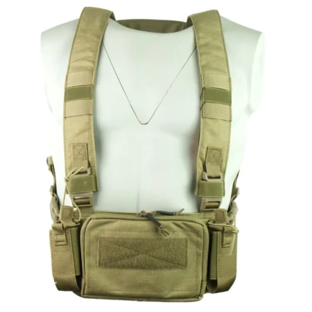 Micro Chest Rig MPC Tan by Conquer Tactical Gear