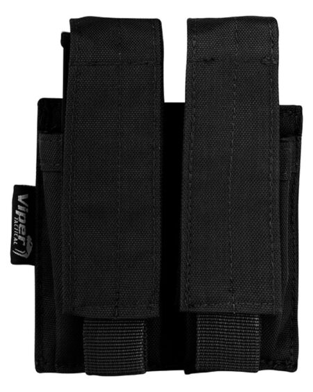 Modular Double Pistol Mag Pouch – Black