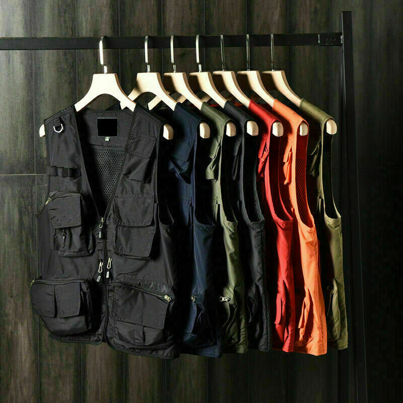 Multi Pocket Fishing Waistcoat Size M by WSB