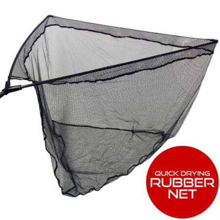 NGT 42 Specimen Rubber Net – Quick Dry Rubber with Metal V Block and Stink Bag