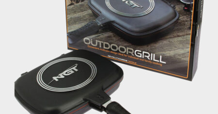 NGT Outdoor Double Grill Pan – Non Stick Die Cast Aluminium