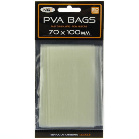 NGT PVA bags – 70x100mm Bags 20 per Pack