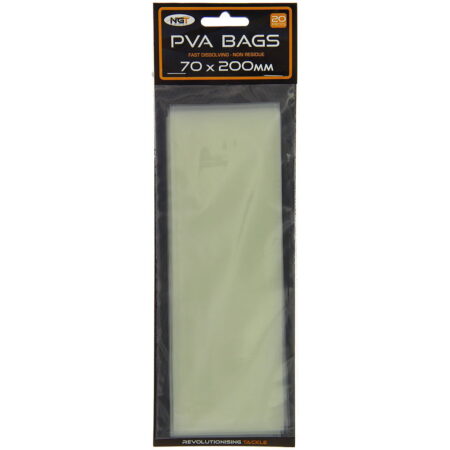 NGT PVA Bags – 70x200mm Bags 20 per Pack