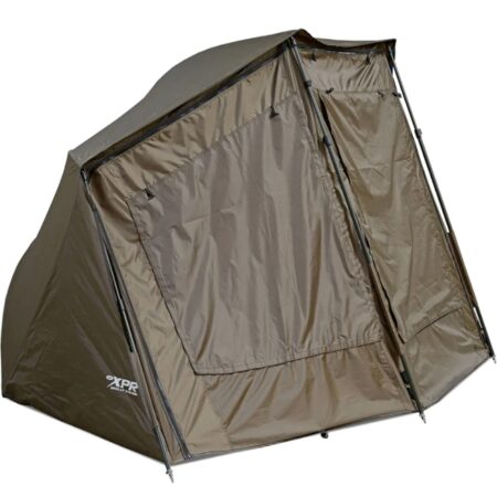 NGT XPR Shelter – Brolly system with Zip on Front. Includes groundsheet, Storm Poles and Case