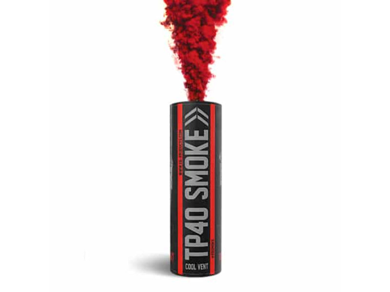 Enola Gaye TP40 Top Pull Smoke Grenade Red