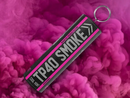 Enola Gaye TP40 Top Pull Smoke Grenade Pink