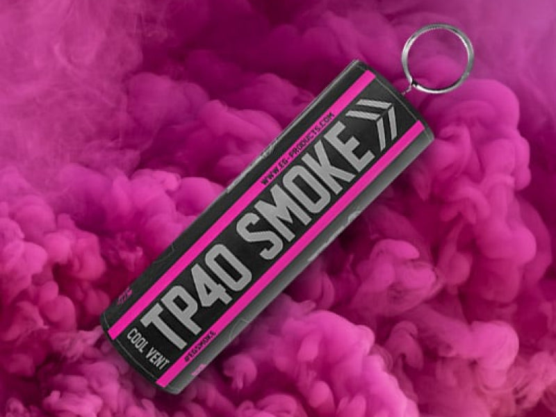 Enola Gaye TP40 Top Pull Smoke Grenade Pink