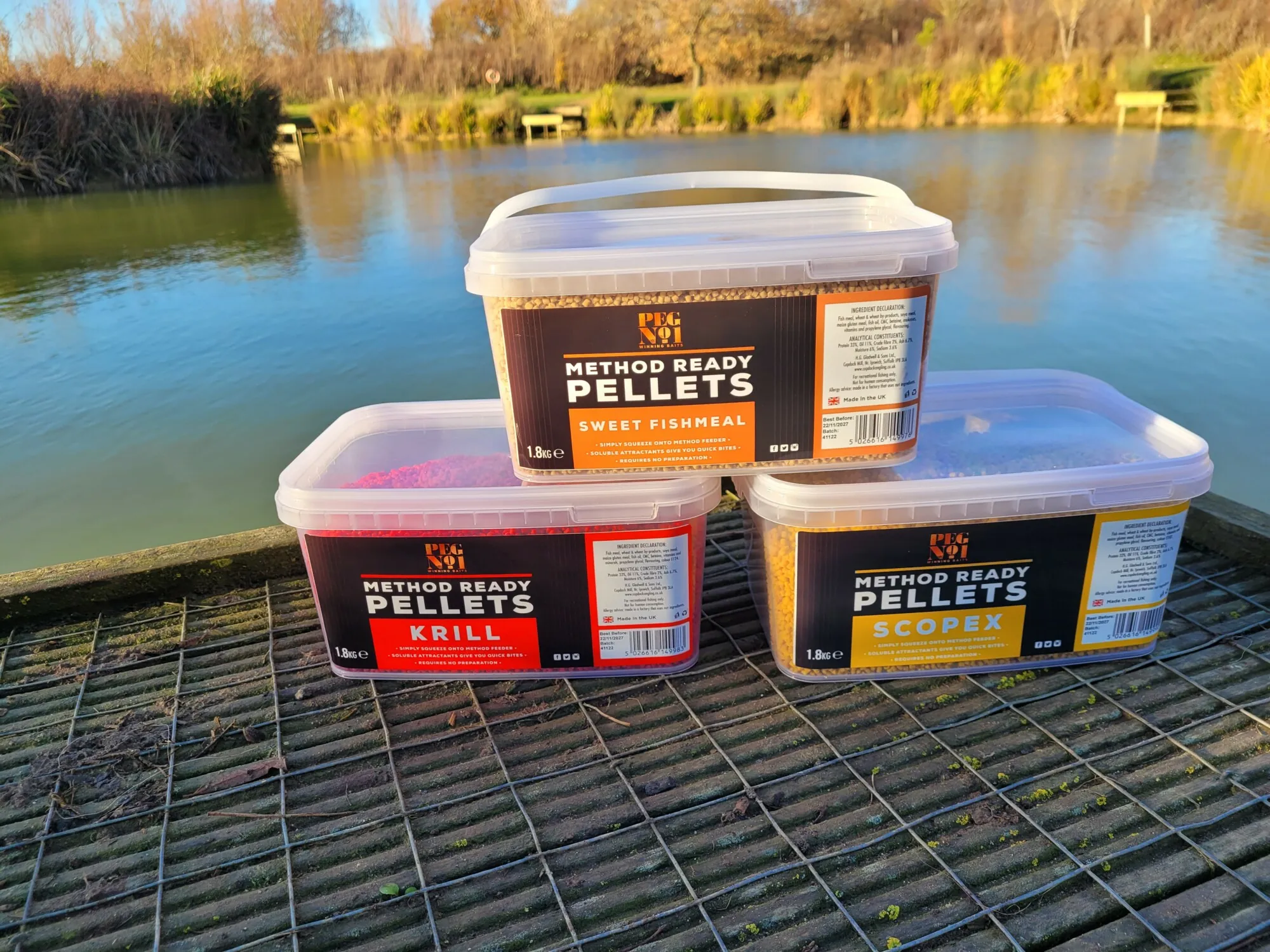 Peg No.1 Method Ready Pellets Krill 1.8kg