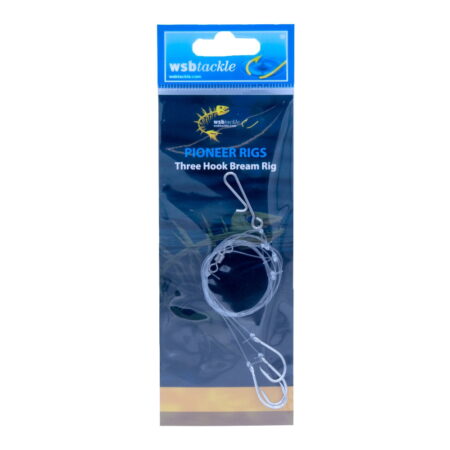 Pioneer Rigs Three Hook Bream Rig Hook Size: 4 Main Rig Body and Hook Traces 30lb