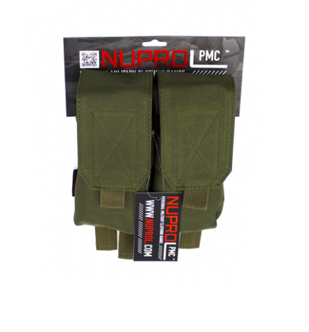 PMC M4 Double Flap Lid Mag Pouch – Black