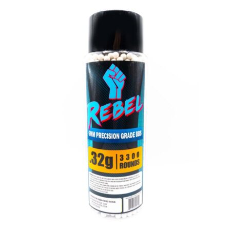 Rebel Precision 6mm BIO BBs 3300ct Bottle – 0.32g