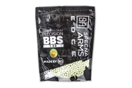 Specna Arms – EDGE™ Tracer BIO Precision 0.30g BBs – 1kg – Green -SPE-16-027236-00