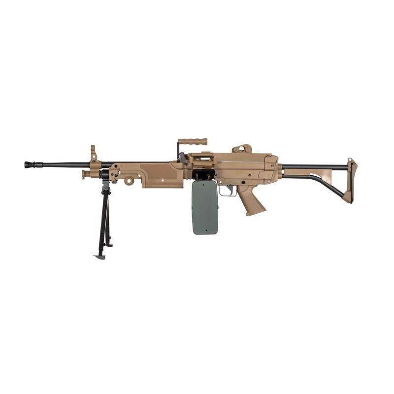 SPECNA ARMS – SA-249 MK1 CORE Machine Gun Replica -Tan -SPE-01-028613-00