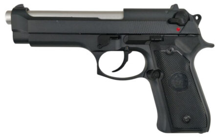 Snow Wolf M9 Gas Blowback Pistol Black (SW-03-1 BK)