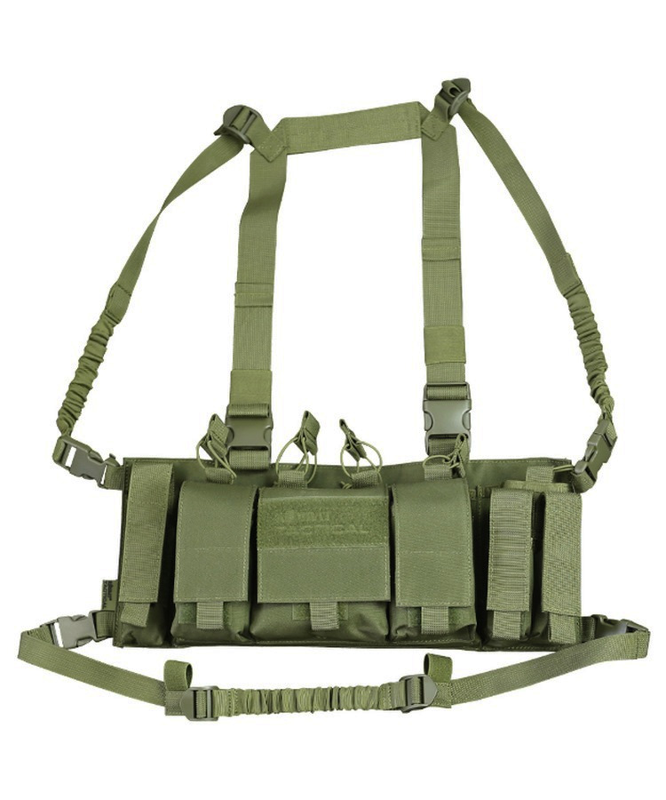 Trojan Chest Rig – Olive Green