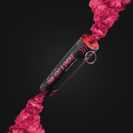 Twin Vent II: Burst Wire Pull Smoke Grenade – PINK