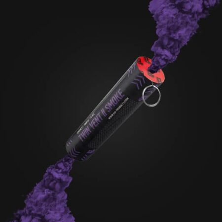 Twin Vent II: Burst Wire Pull Smoke Grenade – PURPLE