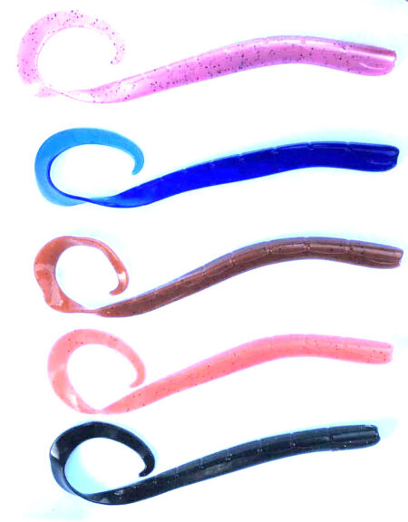 WSB RIPPLE JELLY WORM 10.5cm RED